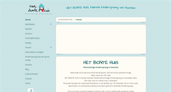 Desktop Screenshot of hetbontehuis.nl